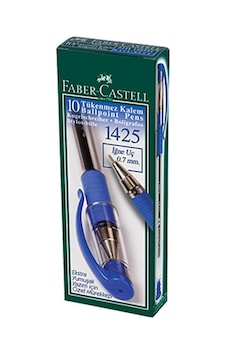 Faber Castel 10 Lu Paket Mavi 1425 Iğne Uçlu Tükenmez Kalem, Rnk-fc29 --- Faber Castel 10 Lu Paket Mavi 1425 Iğne Uçlu Tükenmez Kalem, Rnk-fc29 ---