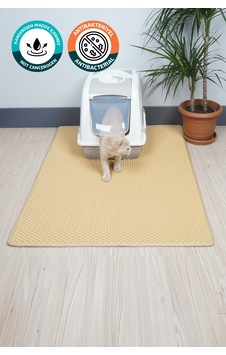 75x110 Cm Hücreli Kedi Kumu Paspası Kedi Matı Kedi Tuvalet Önü Paspası Krem 75x110 Cm Hücreli Kedi Kumu Paspası Kedi Matı Kedi Tuvalet Önü Paspası Krem