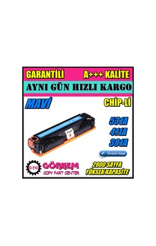Hp Cc531A Uyumlu Toner Mavi (304A) Hp Cc531A Uyumlu Toner Mavi (304A)