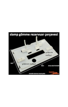 Siamp Gömme Rezervuar Buton Çerçevesi Büyük Boy İç Takım Basma Dü Siamp Gömme Rezervuar Buton Çerçevesi Büyük Boy İç Takım Basma Dü