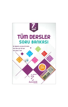 7 Sınıf Tüm Dersler Soru Bankası Karekök Yay 7 Sınıf Tüm Dersler Soru Bankası Karekök Yay