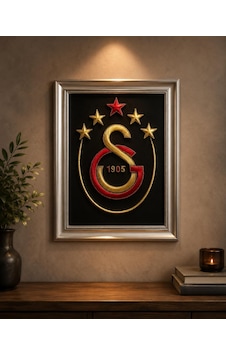 Galatasaray 5 yıldızlı Filografi Tablo,Hediyelik,30*40cm