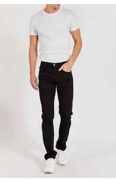 Vikings Jeans Erkek Siyah Likralı Keten Pantolon Siyah Vikings Jeans Erkek Siyah Likralı Keten Pantolon Siyah