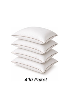 4 Adet Biyeli Yastık Vizon Serisi 1000gr Silikon Boncuk Elyaf Dolgulu 50x70cm Vizon Vizon 4 Adet Biyeli Yastık Vizon Serisi 1000gr Silikon Boncuk Elyaf Dolgulu 50x70cm Vizon Vizon