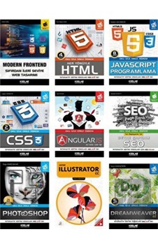 Süper Modern Web Tasarım Seti-9 Kitap Takım- Kodlab