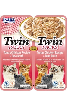 Ciao Twins Churu Ton Balıklı Ve Tavuklu Kedi Çorbası 2 X 40 Gr Ciao Twins Churu Ton Balıklı Ve Tavuklu Kedi Çorbası 2 X 40 Gr