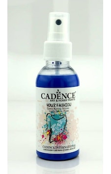 Cadence Your Fashion Sprey Kumaş Boyası 100 Ml. 1110 Marin Mavi Cadence Your Fashion Sprey Kumaş Boyası 100 Ml. 1110 Marin Mavi