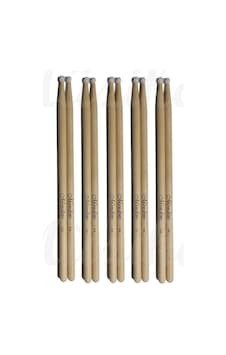 Mendini Baget Plastik Uçlu 5 Çift - Davul - Bateri Bageti Drumsticks 5a Pürüzsüz Yüzey Mendini Baget Plastik Uçlu 5 Çift - Davul - Bateri Bageti Drumsticks 5a Pürüzsüz Yüzey
