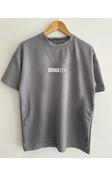 Altamira Unisex Brooklyn Baskılı Oversize Tshirt 001 Altamira Unisex Brooklyn Baskılı Oversize Tshirt 001