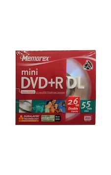 Özel Üretim Görsel Medya Cekum Medyasi Kamera Aracı Memorex Mini Dvd+r Dl 60 Dk 1 Adet