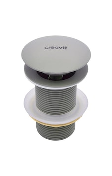 Creavit Sf030.cgr Lavabo Sifon Başlığı Pop-up Taşmasız - Cool Grey Creavit Sf030.cgr Lavabo Sifon Başlığı Pop-up Taşmasız - Cool Grey