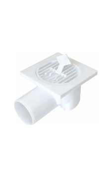 Beyaz Yer Süzgeci 15 X 15 Cm - Ø 70 Yandan Çıkış Yer Sifonu Beyco Beyaz Yer Süzgeci 15 X 15 Cm - Ø 70 Yandan Çıkış Yer Sifonu Beyco