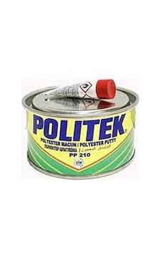 Politek Polyester Çelik Macun 1000 Gr +plastik Macun Aparatı Politek Polyester Çelik Macun 1000 Gr +plastik Macun Aparatı