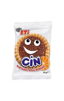 Eti Cin Bisküvi 36x25 G Portakal - Tek Lokmalık Atıştırmalık 2'li Ekonomik Paket - 2 Adet Tarı