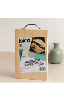 Bambu Kesim Tahtası 18x28x1.7 Cm - Metal Kulplu Renkli Bambu Kesim Tahtası 18x28x1.7 Cm - Metal Kulplu Renkli