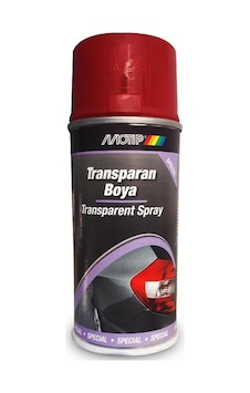 Motip Transparan Kırmızı Sprey Boya 400 ML - Stop Boyası Motip Transparan Kırmızı Sprey Boya 400 ML - Stop Boyası
