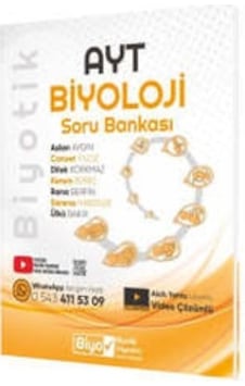 Biyotik Yayınları 2025 Ayt Biyoloji Soru Bankası