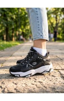Yunomus Conpax Yüksek Taban Outdoor Tarzı Kadın Sneaker Spor Ayakkabı SİYAH-BEYAZ Yunomus Conpax Yüksek Taban Outdoor Tarzı Kadın Sneaker Spor Ayakkabı SİYAH-BEYAZ