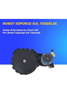 Anker Eufy Robovac Omni X10 Pro Robot Süpürge Sol Tekerlek Anker Eufy Robovac Omni X10 Pro Robot Süpürge Sol Tekerlek