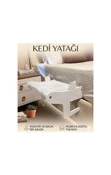 Mobilya Dostu-yer Kaplamaz-kedi Yatağı Askılı Model Beyaz Mobilya Dostu-yer Kaplamaz-kedi Yatağı Askılı Model Beyaz