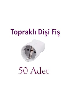 Orel Topraklı Dişi Fiş 50 Adet Orel Topraklı Dişi Fiş 50 Adet