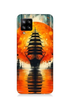 Samsung Galaxy A42 5g Uyumlu Gün Batımında Yelkenli Desenli Silikon Kılıf Çok Renkli Samsung Galaxy A42 5g Uyumlu Gün Batımında Yelkenli Desenli Silikon Kılıf Çok Renkli