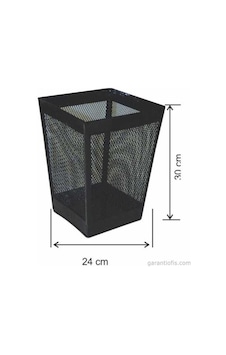 Garanti Metal 1437 Kare Metal Ofis Tipi Çöp Kovası (13 Lt) Garanti Metal 1437 Kare Metal Ofis Tipi Çöp Kovası (13 Lt)