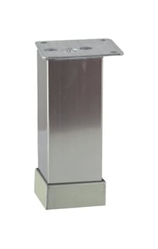 Eroğlu 40x40 Alüminyum Düz Kare Ayak Inox Inox 10 Cm Metal Eroğlu 40x40 Alüminyum Düz Kare Ayak Inox Inox 10 Cm Metal