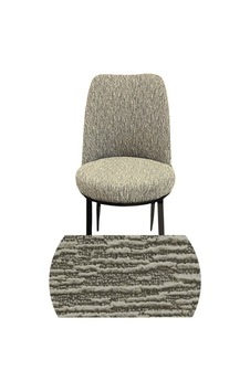 1 Adet Dokuma Jakar Oval Sandalye Kılıfı. Retro Sandalye Örtüsü Lastikli, Esnek, Yıkanabilir. Vizon - 645231968 Vizon