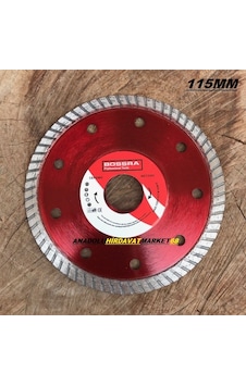 Bossra 115mm İnce Granit Elmas Kesici Porselen Seramik Kesici 1.2