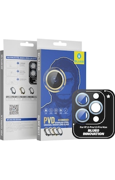 Blueo Apple Uyumlu iPhone 13 Pro/13 Pro Max PVD Paslanmaz Kamera Lens Koruyucu Mavi Blueo Apple Uyumlu iPhone 13 Pro/13 Pro Max PVD Paslanmaz Kamera Lens Koruyucu Mavi