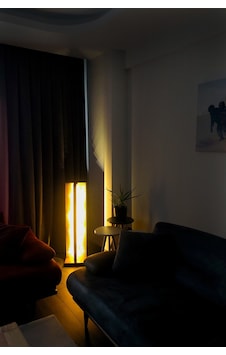 Ahşap Led Aydınlatma Lambader 100cm Çok Renkli