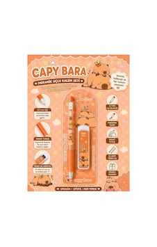 Capybara Desenli Uçlu Kalem Ve Yedek Uç Seti 0.7 Mm 1 Adet Set 4 4 Capybara Desenli Uçlu Kalem Ve Yedek Uç Seti 0.7 Mm 1 Adet Set 4 4