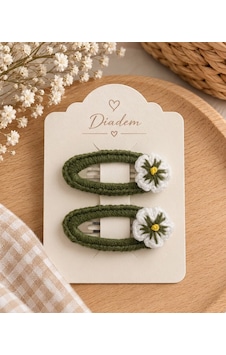 Diadem Aksesuar Diadem El Örgüsü Çiçek Balı Yeşil Diadem Aksesuar Diadem El Örgüsü Çiçek Balı Yeşil