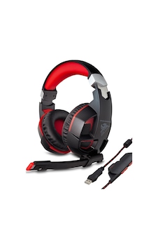 Büro Ev Ofis si İçin Siyah Kırmızı 7.1 Ps4 Uyumlu Ledli Usb Kulaklık Büro Ev Ofis si İçin Siyah Kırmızı 7.1 Ps4 Uyumlu Ledli Usb Kulaklık