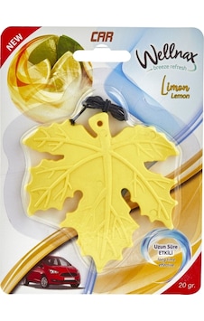 Wellnax Yaprak Oto Kokusu Ferahlatıcı Limon Wellnax Yaprak Oto Kokusu Ferahlatıcı Limon