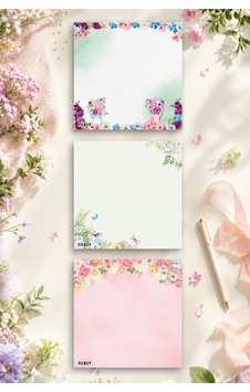 Çiçek Bloknot - 9 9 Cm Ebat- 50 Yaprak - Notepad - Memopad - Çizgisiz Not Kağıdı- To Do List - 3484 Çiçek Bloknot - 9 9 Cm Ebat- 50 Yaprak - Notepad - Memopad - Çizgisiz Not Kağıdı- To Do List - 3484