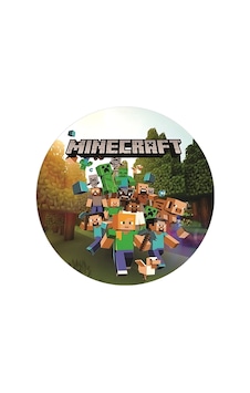 Yenilebilir Yuvarlak Pasta Resim Baskısı 20 Cm Şekerli Kağıt Minecraft Temalı 05 Yenilebilir Yuvarlak Pasta Resim Baskısı 20 Cm Şekerli Kağıt Minecraft Temalı 05