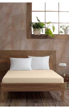 Elart Ranfors Pamuk Fitted Tek Kişilik Çarşaf 100X200Cm Cappuccino Cappuccino-Tek Kişilik Elart Ranfors Pamuk Fitted Tek Kişilik Çarşaf 100X200Cm Cappuccino Cappuccino-Tek Kişilik