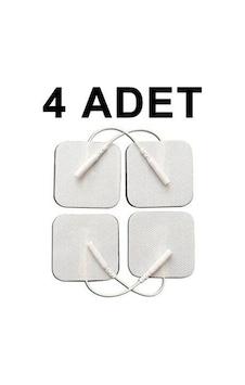 Tens Pedi Kablolu Yedek Elektrod 5x5 Tens Pedi 4'lü Tens Pedi Kablolu Yedek Elektrod 5x5 Tens Pedi 4'lü