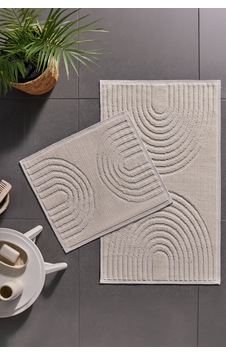 Bohemio 2'li Banyo Paspası Krem Bohemio 2'li Banyo Paspası Krem