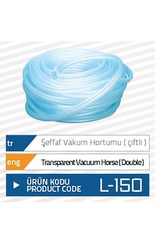 Gnc Şeffaf Vakum Hortumu (Çiftli) (210 cm) - Gnc Şeffaf Vakum Hortumu (Çiftli) (210 cm) -