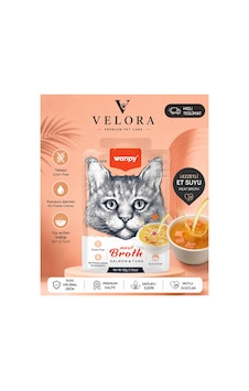 Wanpy Meat Broth Somon & Ton Balıklı Kedi Çorbası 50g - Tahılsız Sıvı Ek Gıda, Tüy Ve Deri Desteği - 885813056 Wanpy Meat Broth Somon & Ton Balıklı Kedi Çorbası 50g - Tahılsız Sıvı Ek Gıda, Tüy Ve Deri Desteği - 885813056