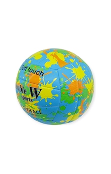 Voleybol Topu Sprey Desenli Soft Touch Dikişli 280 Gr - Mavi Lisinya Voleybol Topu Sprey Desenli Soft Touch Dikişli 280 Gr - Mavi Lisinya