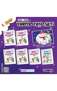 Mavi Deniz Yayınları 3. Sınıf Yarıyıl Tatil Eğlencesi 4 Kitap Mavi Deniz Yayınları 3. Sınıf Yarıyıl Tatil Eğlencesi 4 Kitap