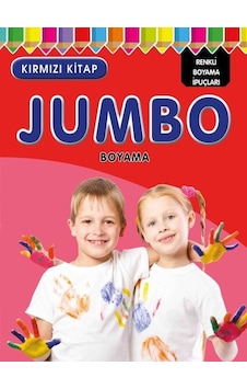 Jumbo Boyama - Kırmızı Kitap- Parıltı Yayınları Jumbo Boyama - Kırmızı Kitap- Parıltı Yayınları