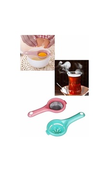 2'li Yumurta Sarısı,akı Ayırma Süzgeci,çay,ıhlamur,bitki Çayı Süzgeci Plastik Diğer