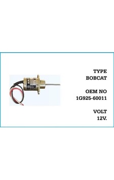 12v Stop Selenoidi Kulaklı Bobcat 12v Stop Selenoidi Kulaklı Bobcat