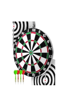 Çift Taraflı Hedef Tahtası Seti, Çelik Oklu, 30 Cm Çift Taraflı Hedef Tahtası Seti, Çelik Oklu, 30 Cm