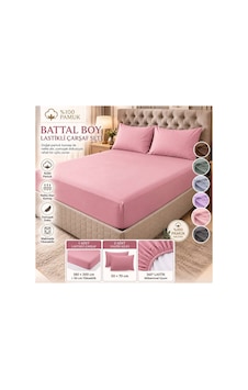 Slc Home%100 Pamuk Kumaş 180 X200 Cm Battal Boy Lastikli Çarşaf +2 Adet Yastık Kılıfı Pembe - 939447493 Pembe Slc Home%100 Pamuk Kumaş 180 X200 Cm Battal Boy Lastikli Çarşaf +2 Adet Yastık Kılıfı Pembe - 939447493 Pembe
